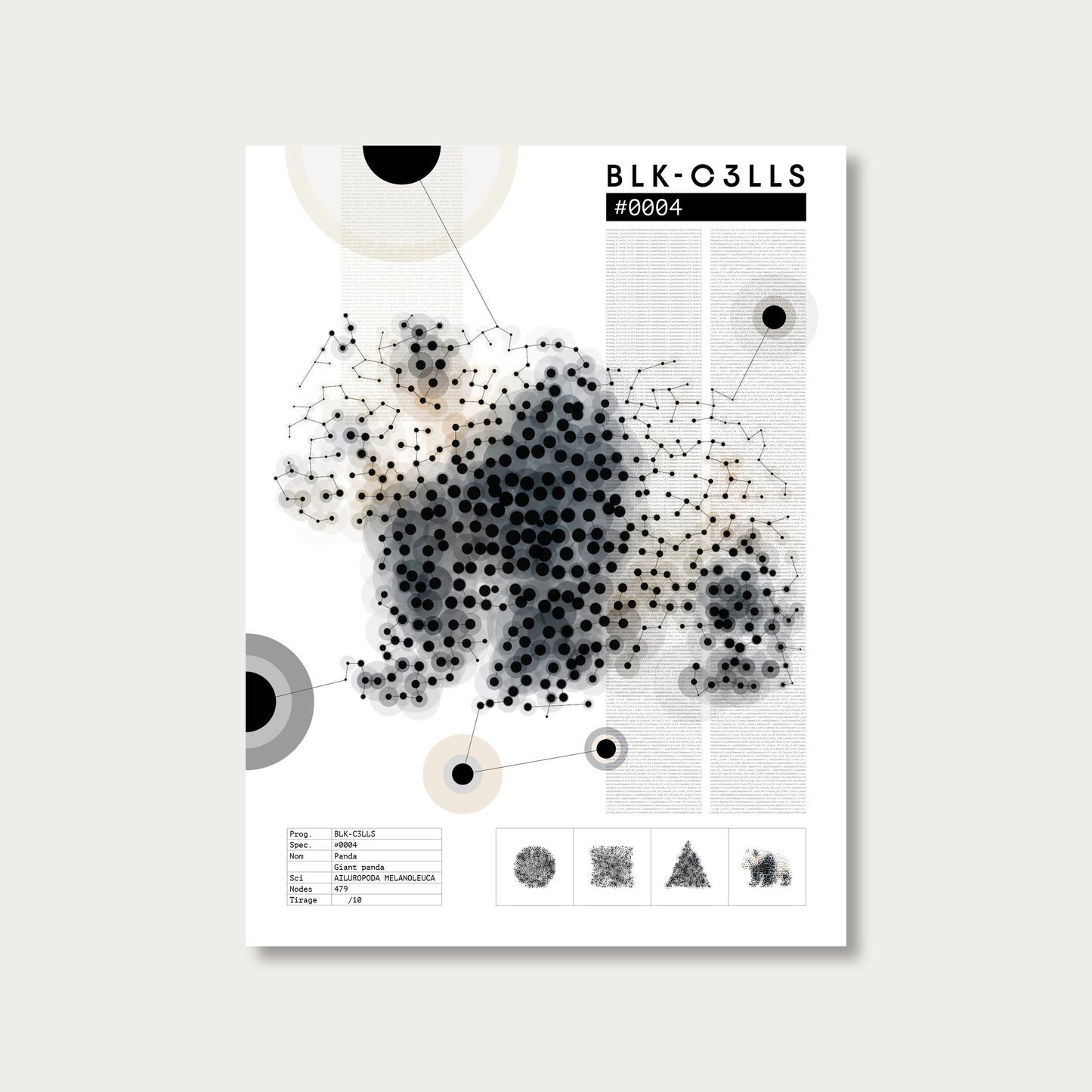 BLK-C3LLS-0004-PANDA-Planche de specimen - poster sans cadre