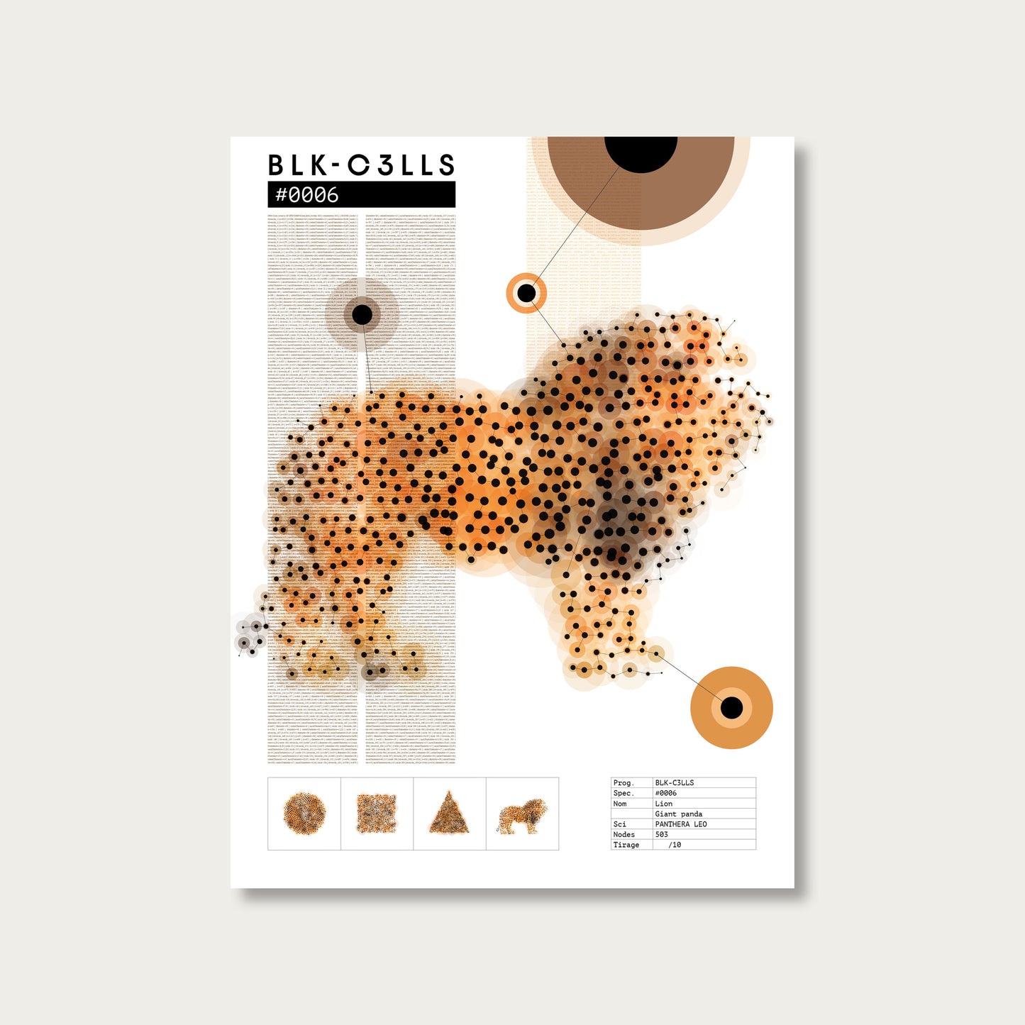 0006 lion - Planche de specimen 60x80/90x120 - image variante