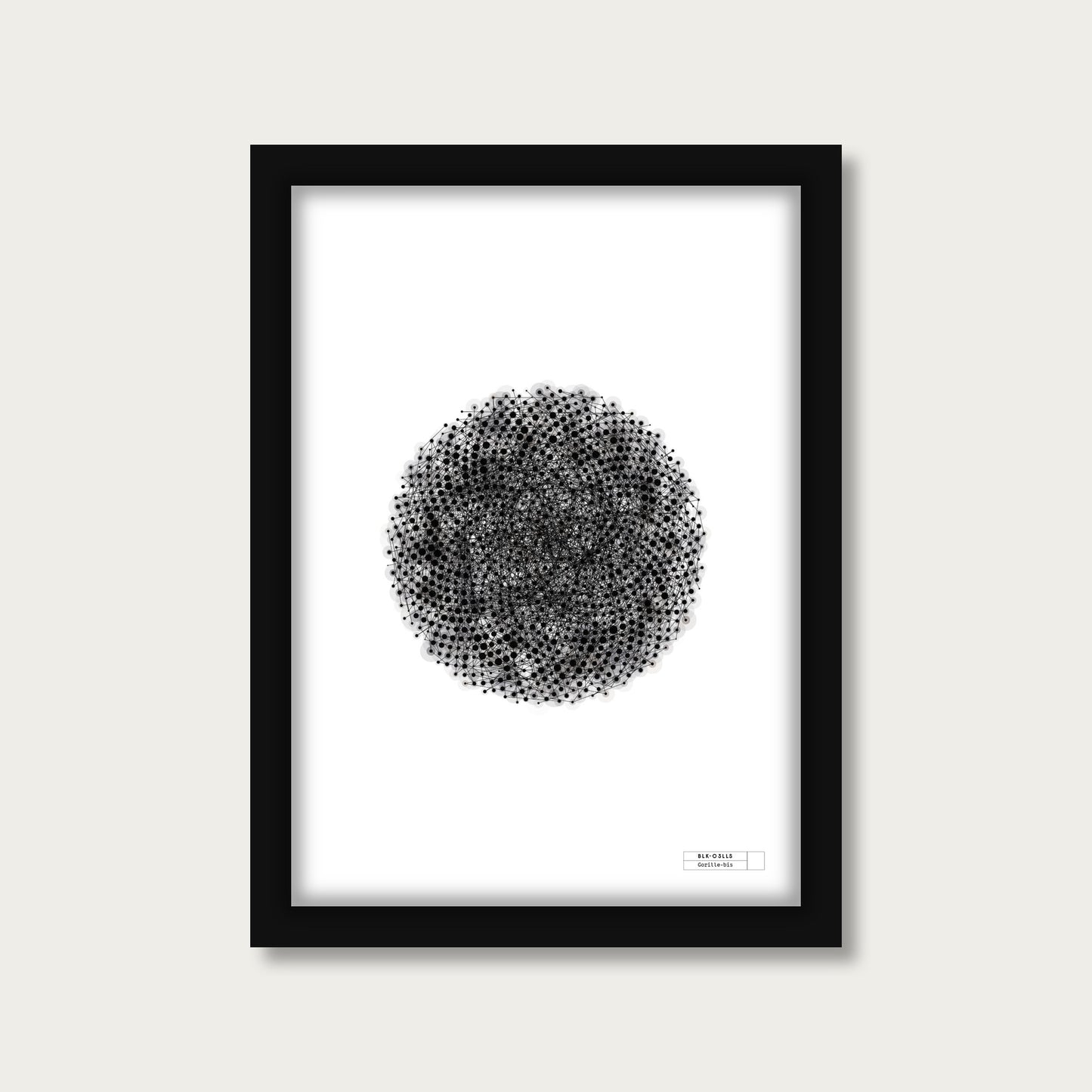 BLK-C3LLS-Gorille-bis - mockup cadre
